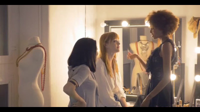 Amazing ginger babe fucked in dressing room