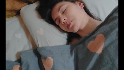 Skinny Russian teen gets wrecked by lover early in the morning pov