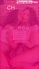Two teen lesbians prefer interactive threesome with guest-guy pov