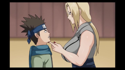 Uncensored Naruto Hentai. Tsunade shows Konohomaru adult games