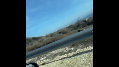 Kinky couple has an amazing sex by the beach pov