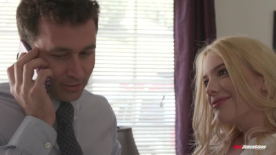 Small-Titted girl Seduced her StepDaddy & Jumped on his D in the Office