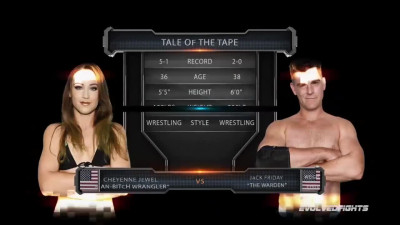 Cheyenne Jewel lost the fight and got destroyed with big cock