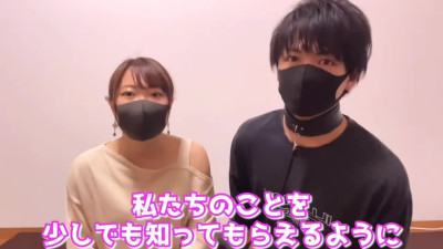 Real Japanese couple makes their first home porn!
