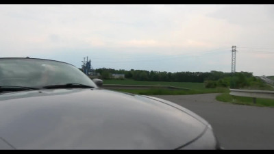 Teen brunette handjobs rich man's old cock in the cabriolet