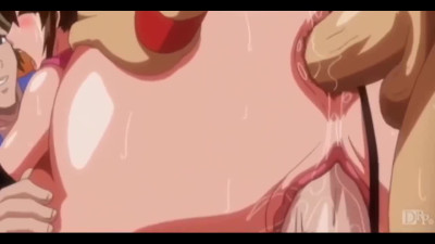 Crazy scientist conducts sex experiments with a busty hentai slut and checks her holes for strength