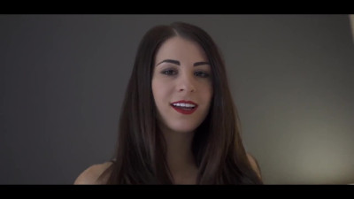 Flawless teen gets solo masturbation time on a bed erotically