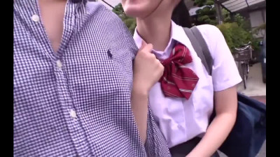 Japanese schoolgirl gets her Trimmed pussy Stuffed with hard Cock