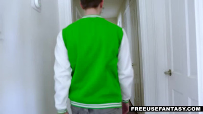 Fucked by my step-brother and step-father on St. Patrick's Day