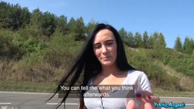 Czech slut fucks for money in Public & gets Cumshot in POV