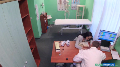 Skinny hoe pays doctor with her cunt - Fake Hub