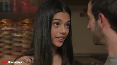 Young Latina Harmony Wonder falls in love with right-size thing on a first date