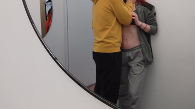 Horny guy licks tight Pussy and fucks his GF in Throat