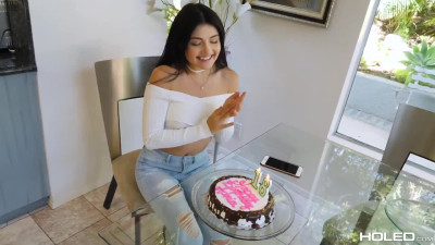 Just turned 18 Adria Rae loses her Anal Virginity with stud