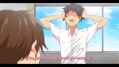 Delicious hentai schoolgirls share their classmate's monster dick