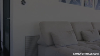 Latina girl w Bubble-butt gets Facial after Sex with stepbrother