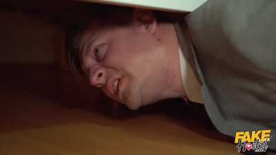 Busty hoe caught young couple fucking in fake hub