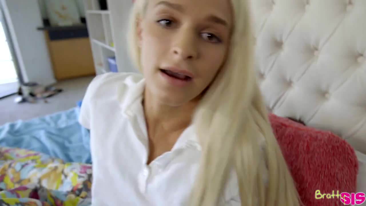 Watch Skinny step sis is waiting for bro to be creampied on a bed Full. Duration: 06:58 | ePornBabe.