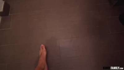Naked stepsis sucked cock in POV before Deep Fucking