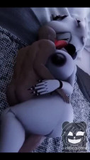 3D sex doll penetrated and drilled hard by a black bull