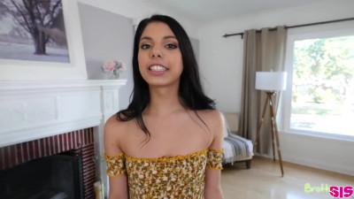 Hot Gina Valentina rides her stepbro's big cock - Bratty Sis
