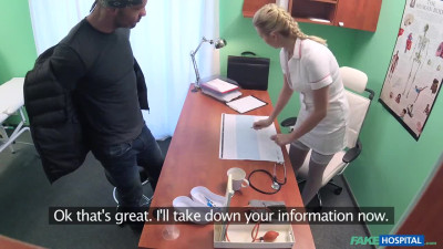 Kinky nurse has an sex appointment with her horny patient