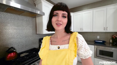Sexy brunette stepmom Jane Dove fucked hard in POV - PervMom