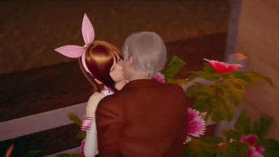 3d Animation with busty babe being fucked outdoors