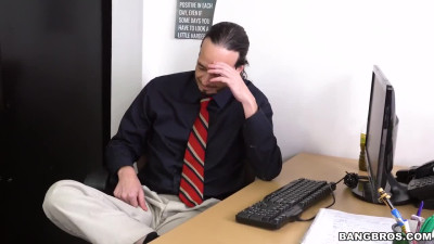 Too long office meeting drives to a intense sex
