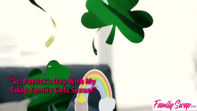 Group swingers porn on St. Patrick's Day