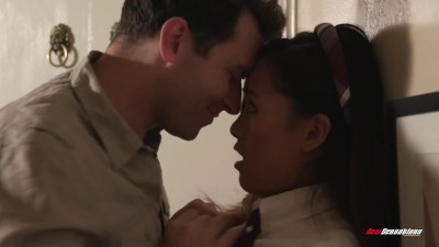 Cute asian Elle Voneva intensely fucked by a guy