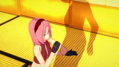 Naruto hentai scene! Sakura gets Creampied by shadow