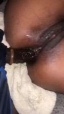 Thick whore got a huge black cock in her big ass