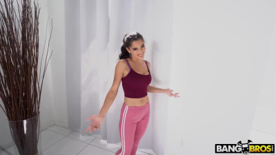 My maid Gabriela Lopez gets my cock