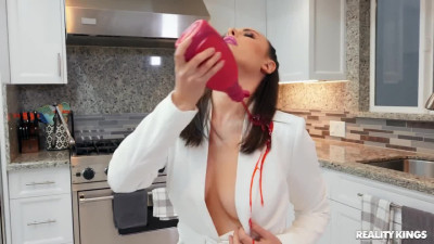 Crazy Casey Calvert goes dirty and wild on the kitchen - Reality Kings