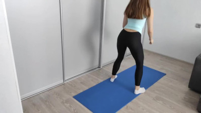 Sexy fit chick with perfect ass prefers fucking to workout - Free Amateur Porn