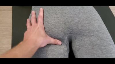 Sporty girl Loves to have Doggy style sex. Bitch gets Creampied