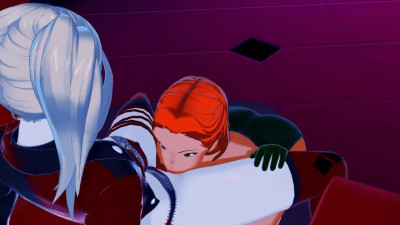 Cartoon sluts with Big Boobs having wild Lesbian Sex