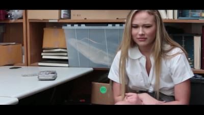 Teen shoplifter Alyssa Cole takes a stick of justice