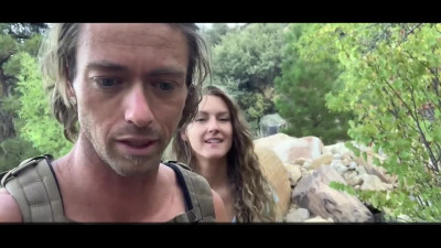 Mountain trip turned into wild Outdoor sex for Kitty-girl
