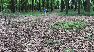 Blonde princess from Russia flashing naked body in Public and rubs her Pussy