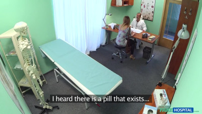 Horny chick pays doctor with quick sex - Fake Hub