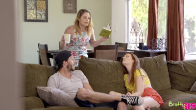 Kinky redhead passionately takes stepbro's dong - Bratty Sis Porn