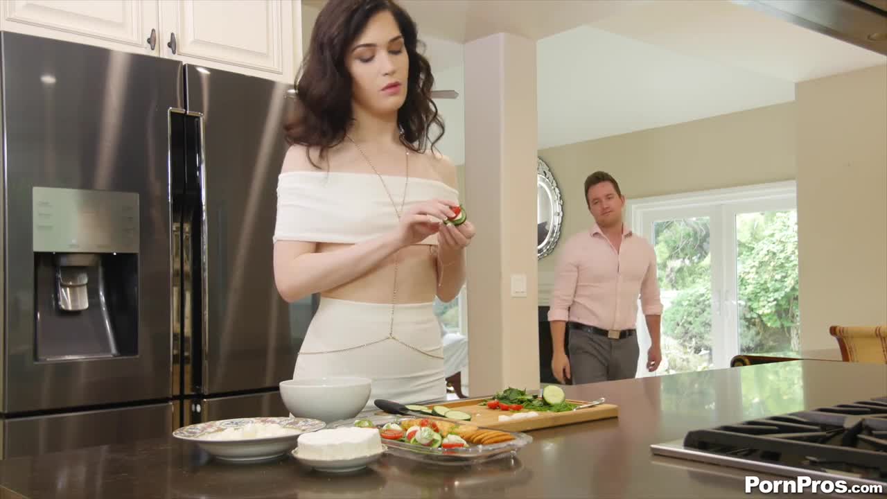 Watch The passionate couple cannot wait and starts fucking in the kitchen Full. Duration: 07:49 | ePornBabe.