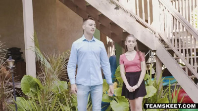 Cute Bailey Base is fucking to low the price of her apartment