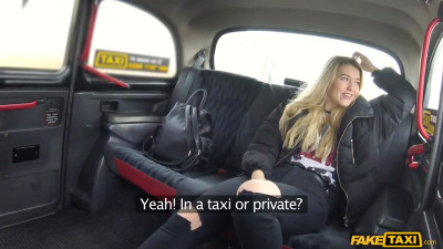 Backseat sex with bald driver