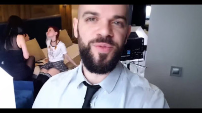 Big dick neighbor has anal punishment for sexy anime lovers - 3some