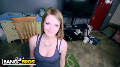 Blonde Summer Carter is shocked by a big black cock