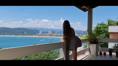 Relaxing vacation with a big cock stranger on a villa