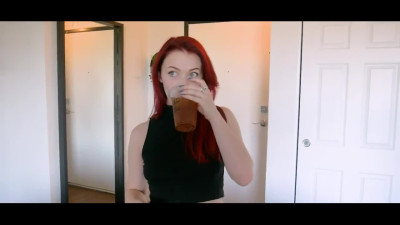 Redhead stepsis sucking BBC on lockdown